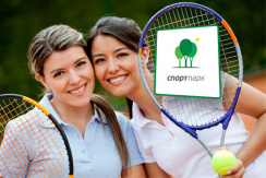 Скидка 50% на обучение игре в теннис для взрослых в фитнес-клубе «СпортПарк»