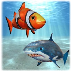 Специальное предложение! Необычная игрушка - летающие рыба-клоун и акула  со скидкой 50% от магазина товаров для праздника «Весёлая затея»!