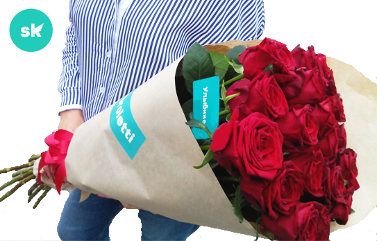 Цветочный магазин «Skoroletti»: розы со скидкой 50%