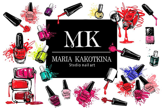 Комбинированный маникюр + однотонное покрытие за 300 рублей в Studio nail art MARIA KAKOTKINA