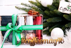Скидка 50% на подарочные наборы из кофе, чая и сладостей от компании «CoffeeMag»