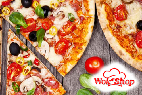 Вся пицца со скидкой 50% от службы доставки еды «Wok Shop»