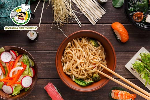 Новая служба доставки еды «Поляна»: японское меню, паста, бургеры и не только со скидкой 35%