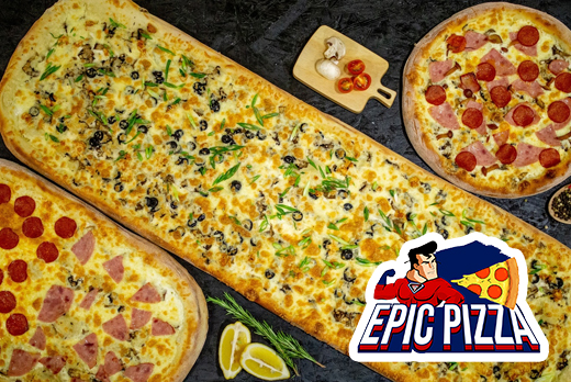 Все метровые пиццы со скидкой 40% от «Epic Pizza»