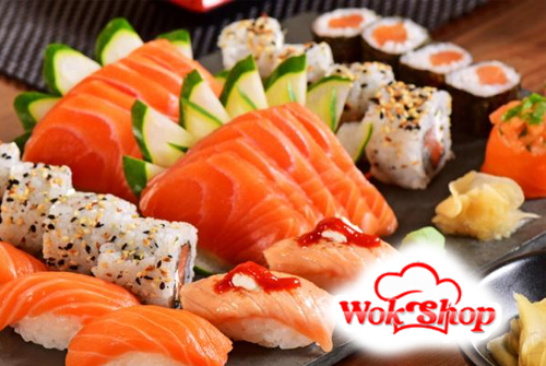 Роллы, суши и сеты со скидкой 50% от службы доставки еды «Wok Shop»