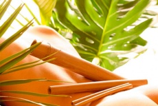 Бразильский антицеллюлитный New-Dan массаж с применением бамбуковых палочек, веников и бамбукового вала со скидкой 56% в салоне «Афродита».