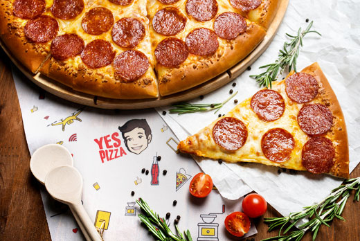 Большая пицца со скидкой 50% от "Yes Pizza"